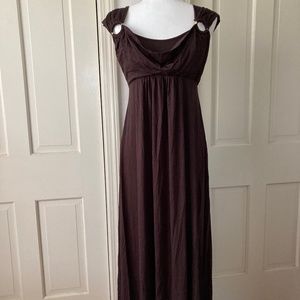 Woman Sleeveless Long Dress made in USA